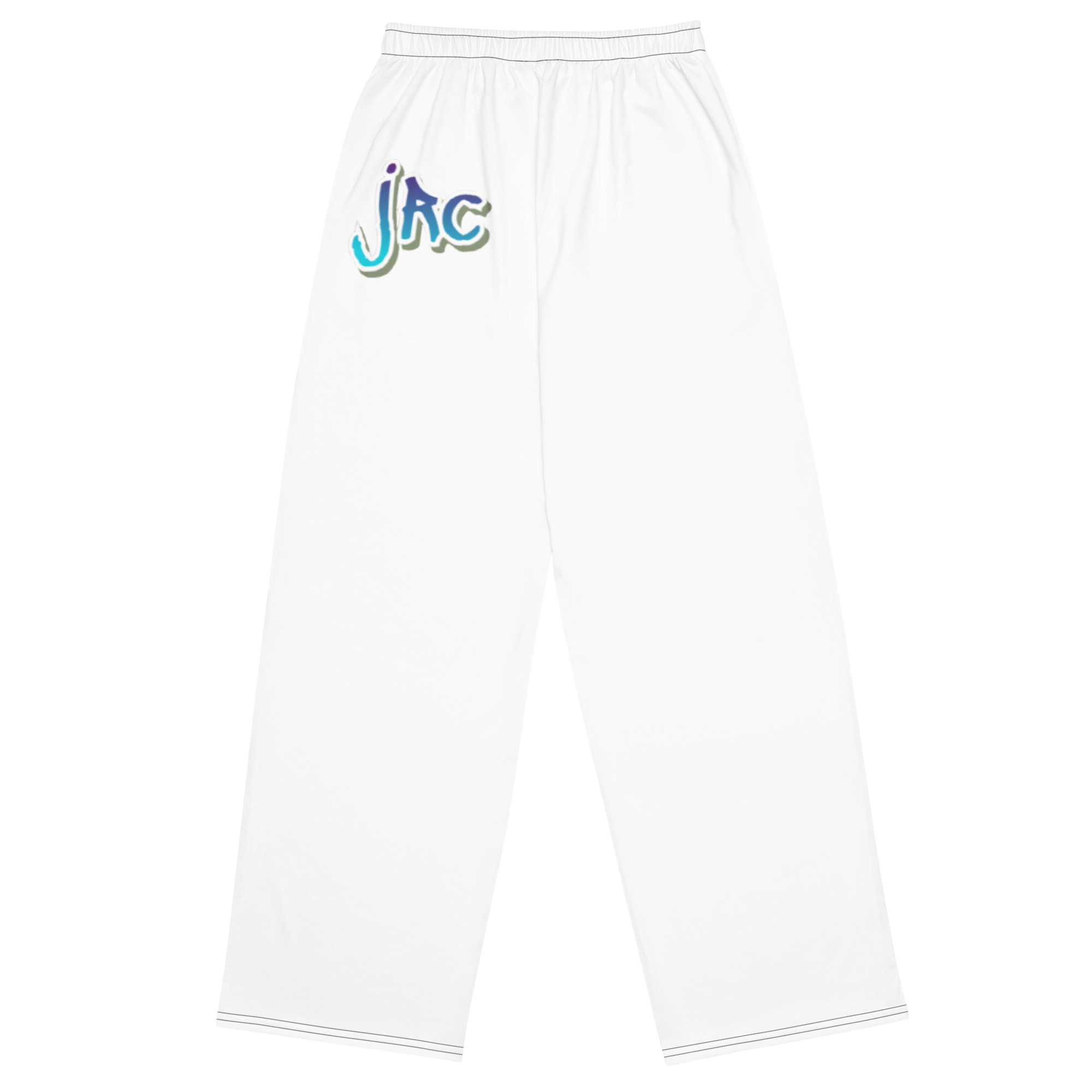 All-over print unisex wide-leg pants - Image 3